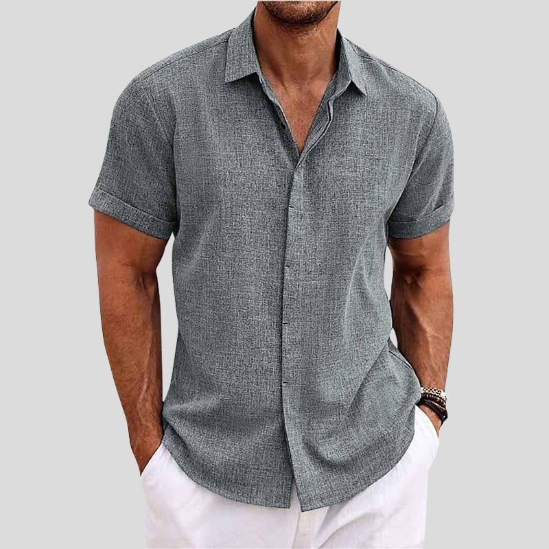 BreezeFlex Linen Short-Sleeve Shirt