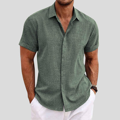 BreezeFlex Linen Short-Sleeve Shirt