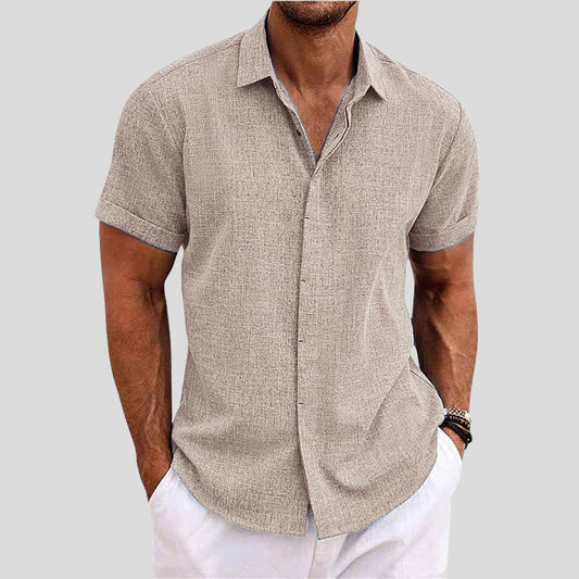 BreezeFlex Linen Short-Sleeve Shirt