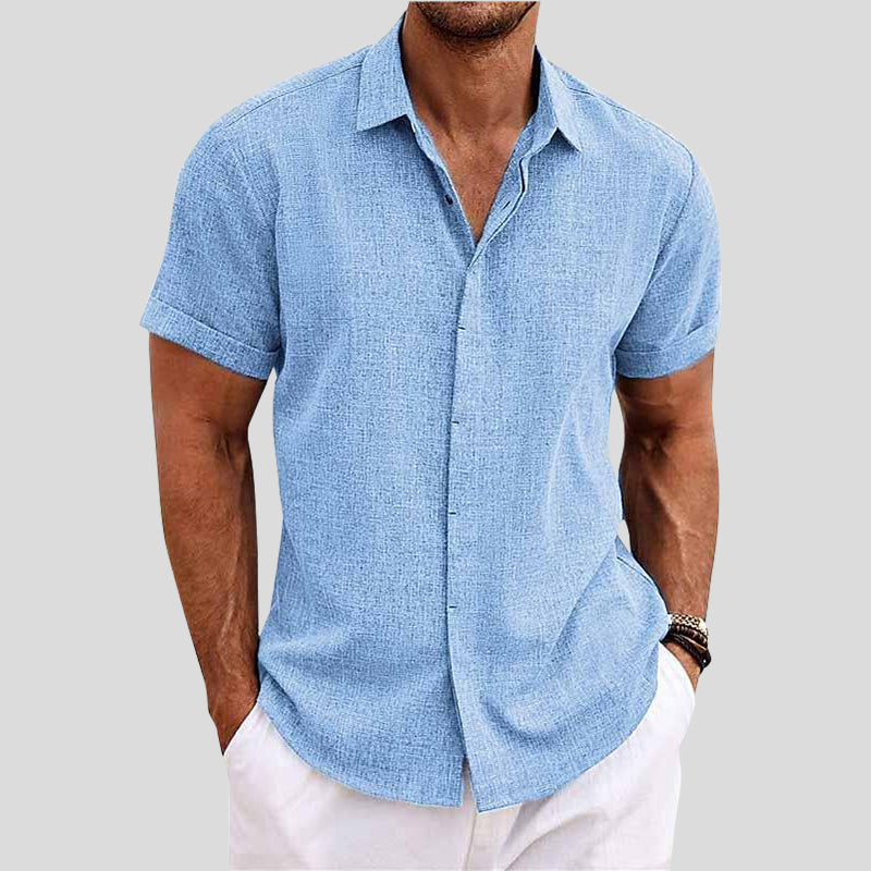 BreezeFlex Linen Short-Sleeve Shirt