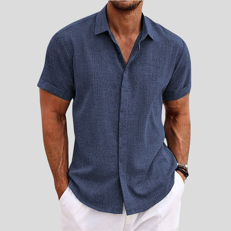 BreezeFlex Linen Short-Sleeve Shirt